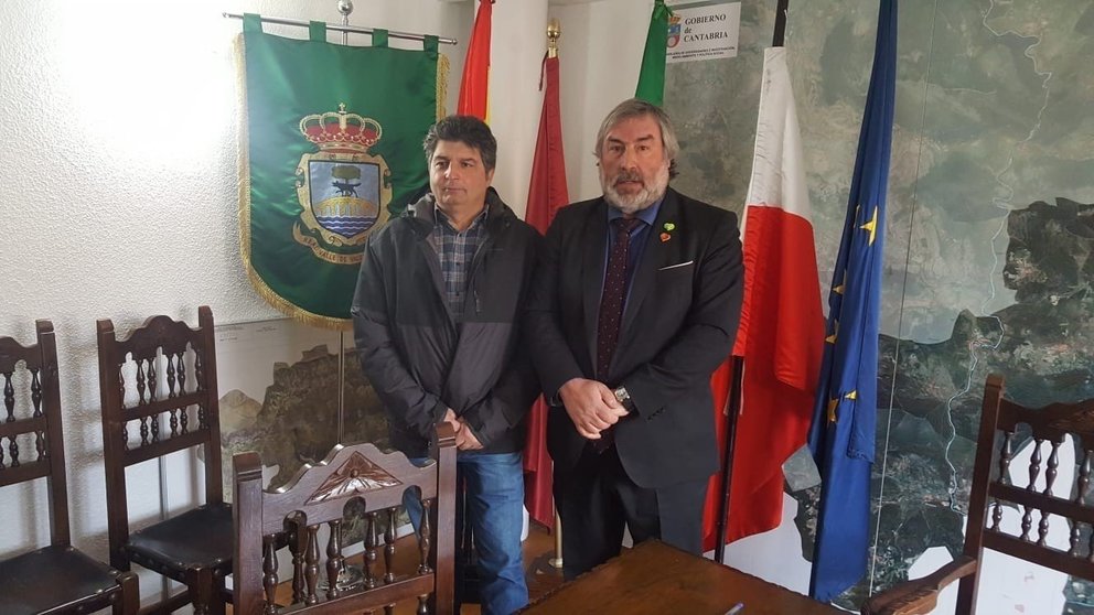 El concejal valluco Jaime Calderón con el alcalde, Fernando Fernández