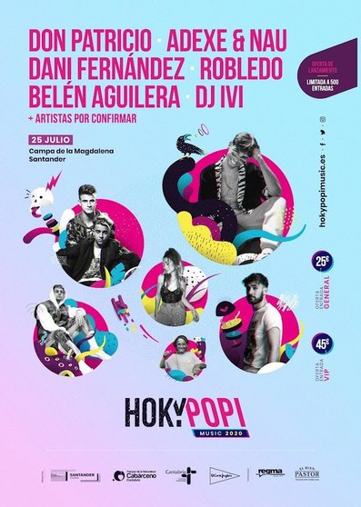 Cartel de artistas confirmados para el Hoky Popi Music