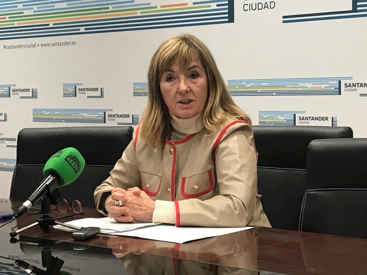 La concejala de Cultura, Deporte y Transparencia del Ayuntamiento de Santander, María Luisa Sanjuán (Cs)