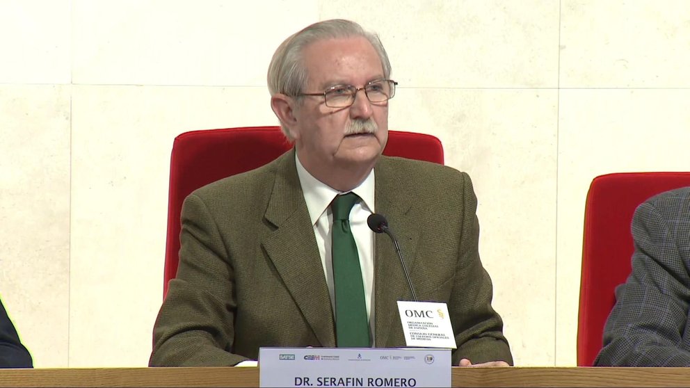 El presidente de la Organización Médica Colegial (OMC), Serafín Romero.