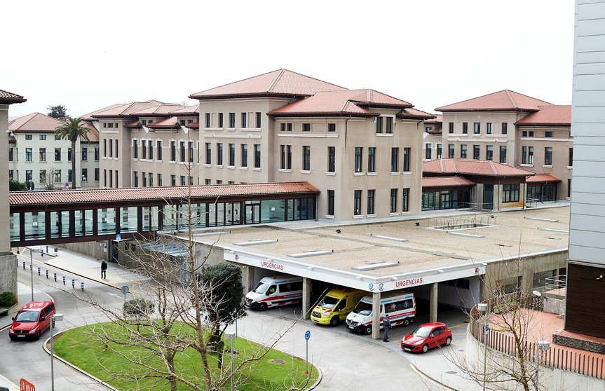 Vista general del Hospital Universitario Marqués de Valdecilla