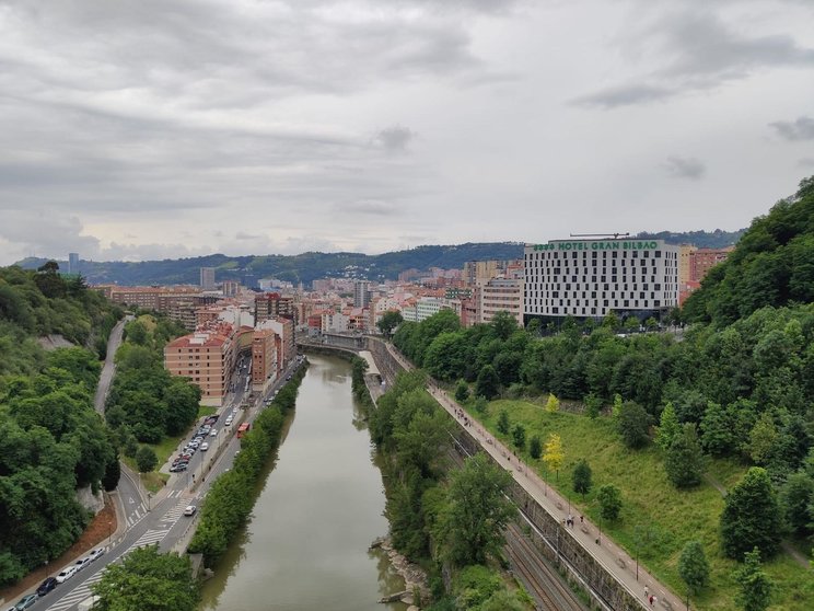 Nubes en Bilbao
