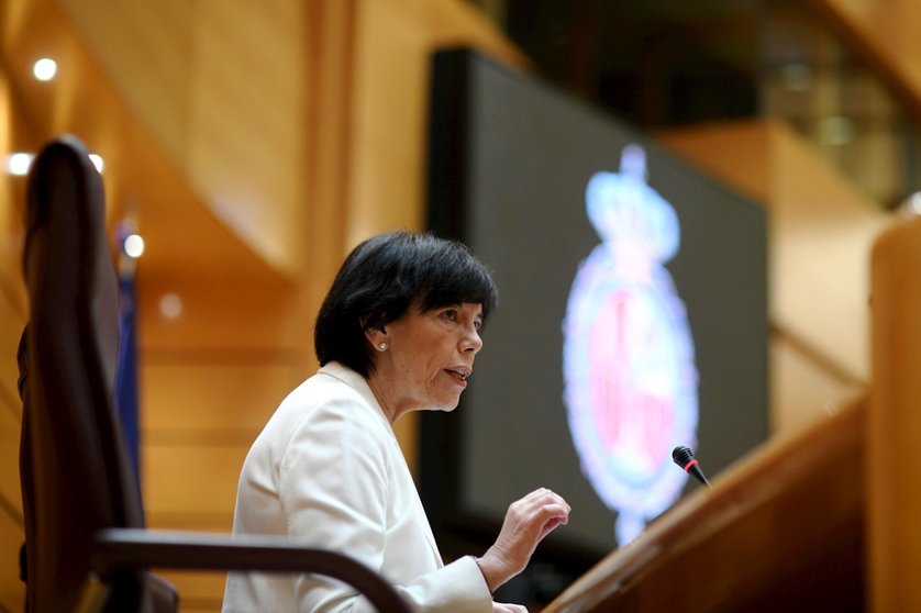La ministra de Educación y Formación Profesional, Isabel Celaá, el pasado 4 de junio en una comparecencia en el Senado.