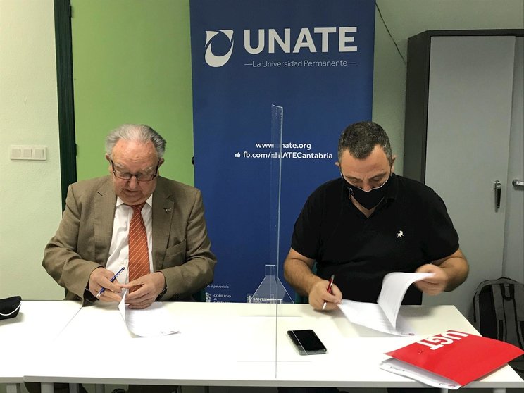 Firma convenio UNATE-UGT
