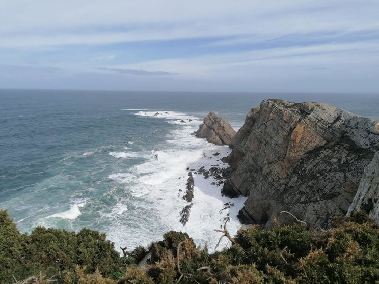 Cabo Peñas, Gozón, mar, oleaje.