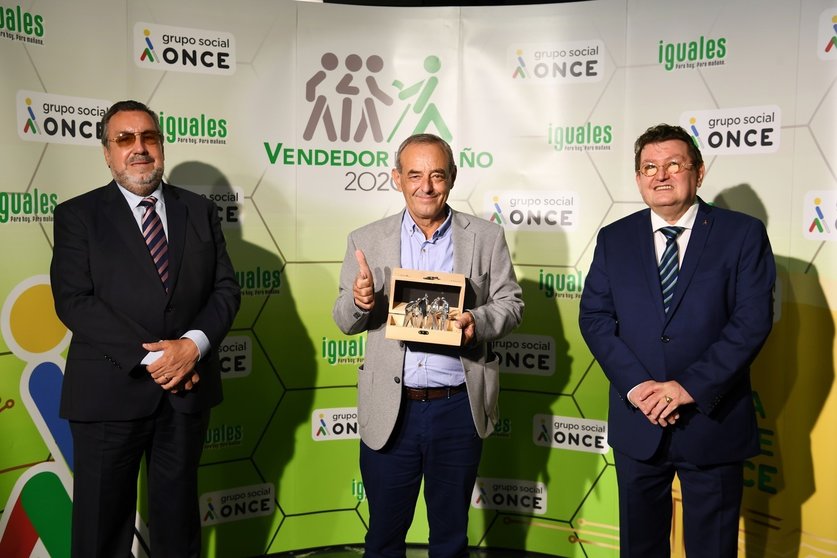 Joaquín Carlos Cobo, elegido mejor vendedor de la ONCE en Cantabria en 2020