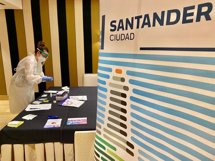 Test de antígenos para particioantes en congresos en Santander