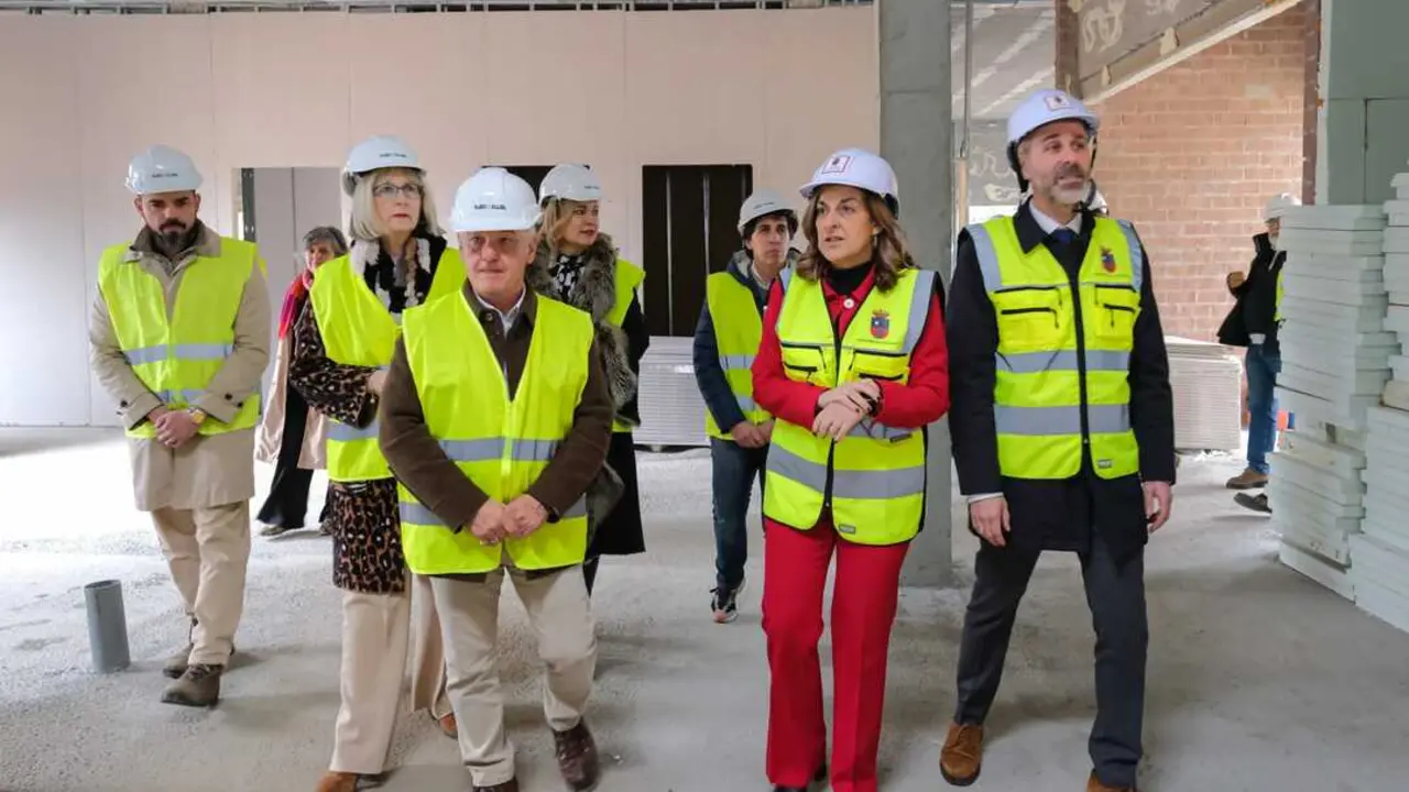 10:30 horas. Villaescusa. La presidenta de Cantabria, Mar&iacute;a Jos&eacute; S&aacute;enz de Buruaga, visita las obras de ampliaci&oacute;n del CEIP Marcial Solana. 13 de febrero de 2026 &copy; Ra&uacute;l Lucio