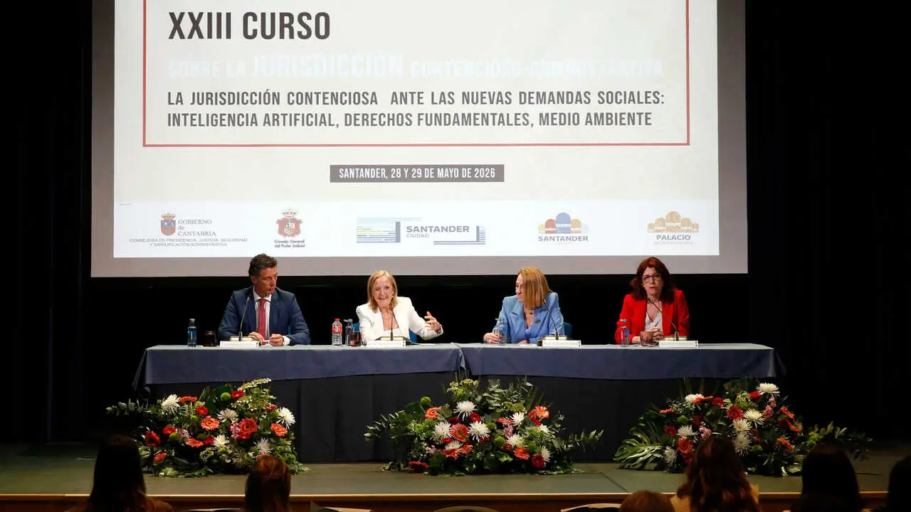 La consejera de Presidencia, Justicia, Seguridad y Simplificaci&oacute;n Administrativa, Isabel Urrutia, clausura la XXIII Edici&oacute;n del Curso sobre la Jurisdicci&oacute;n Contencioso-Administrativa.
29 MAY 26