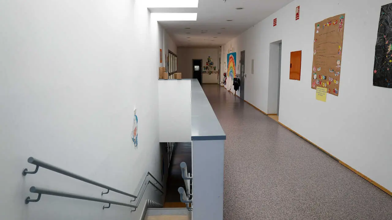 Illustration, detail of the interior of the Nobelis College in Valdemoro closed during the coronavirus COVID19 pandemic period. In Valdemoro, Madrid, on May 20, 2020.