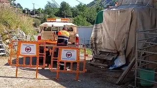 Inmediaciones cueva Coventosa donde se busca a tres espele&oacute;logas