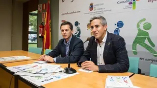 El vicepresidente Pablo Zuloaga y el director general de Depoete Mario Iglesias