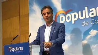 El cabeza de lista del PP por Cantabria al Congreso de los Diputados, Diego Movell&aacute;n