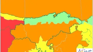 Mapa de avisos activos en Cantabria este jueves y viernes