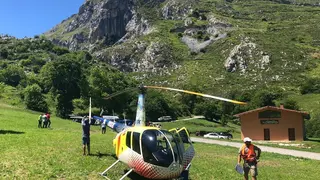 El helic&oacute;ptero de 'Volando Voy' con Jes&uacute;s Calleja ya est&aacute; filmando en Li&eacute;bana