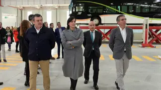 ARCHIVO. La alcaldesa, Gema Igual, en la nueva sede del TUS en Camarreal