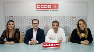 Rueda de prensa de CCOO