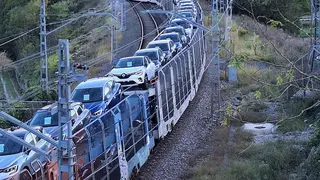 Tren descarrilamiento