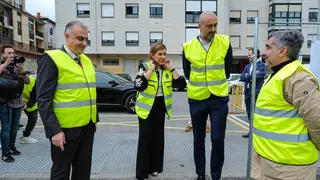 11:00 horas. Torrelavega. La presidenta de Cantabria, Mar&iacute;a Jos&eacute; S&aacute;enz de Buruaga, asiste al inicio de las obras de construcci&oacute;n de 15 viviendas protegidas en El Zapat&oacute;n. &copy; Ra&uacute;l Lucio 12 de mayo de 2026