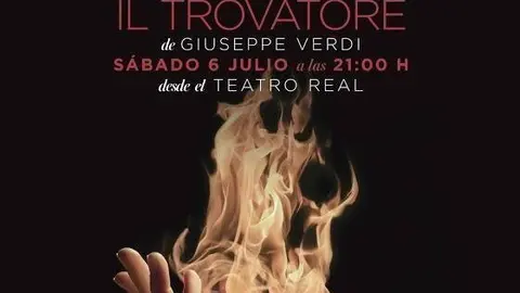 Cartel &oacute;pera Il Trovatore