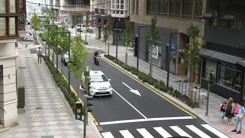 Finalizados los dos primeros tramos de la mejora de la calle Isabel II