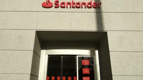 Oficina de Banco Santander a Madrid.