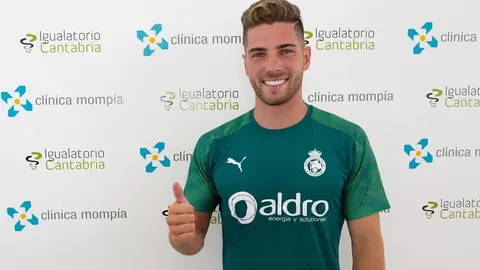 El portero Luca Zidane, cedido al Racing de Santander