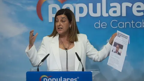 Mar&iacute;a Jos&eacute; S&aacute;enz de Buruaga, presidenta del PP de Cantabria