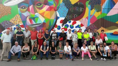 Mural de Okuda en Ruerrero