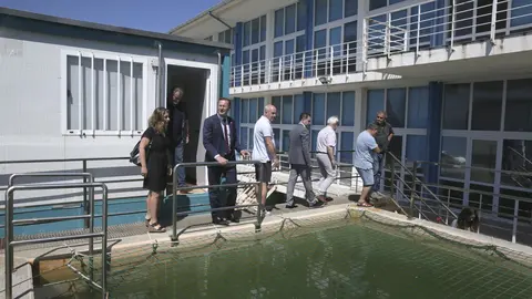 El consejero de Desarrollo Rural, Ganader&iacute;a, Pesca, Alimentaci&oacute;n y Medio Ambiente, Guillermo Blanco,  visita las instalaciones de este centro de formaci&oacute;n.