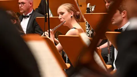 J&oacute;venes m&uacute;sicos participantes en el Encuentro de M&uacute;sica y Academia de Santander