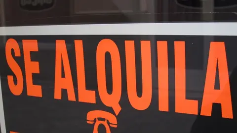 Cartel de 'Se Alquila'