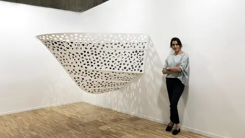 Amparo Sard y su obra "Salvavidas" participan en Artesantander 2019