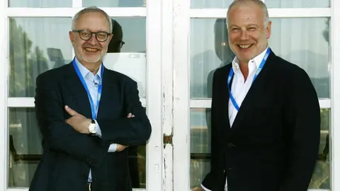 Jos&eacute; Mar&iacute;a Lafuente y Benjamin Weil