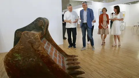 El vicepresidente de Cantabria, Pablo Zuloaga, en ArteSantander