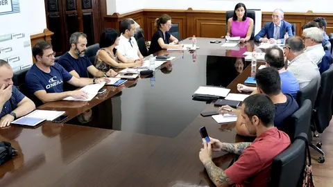 Reuni&oacute;n de la Mesa Sectorial de Polic&iacute;a Local presidida por la alcaldesa, Gema Igual