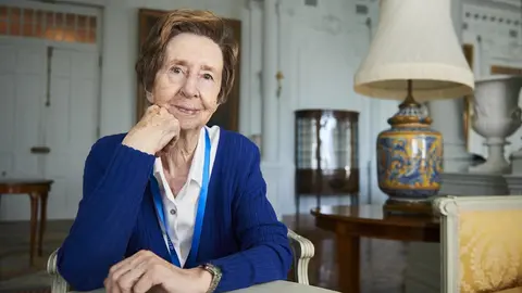 La investigadora Margarita Salas en la UIMP