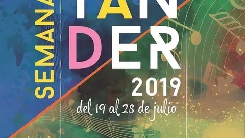 Cartel Semana Grande de Santander 2019