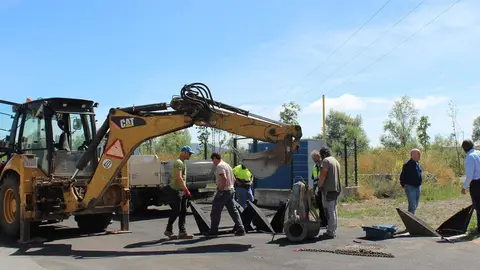 Obras en los Puentucos