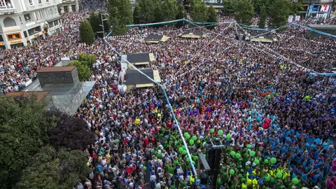 DAVID S. BUSTAMANTE 19/07/2019 SANTANDER/ CANTABRIA Chupinazo de las fiestas de Santiago en Santander