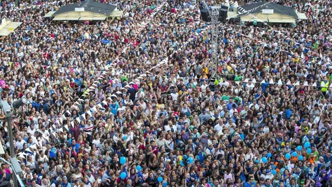 DAVID S. BUSTAMANTE 19/07/2019 SANTANDER/ CANTABRIA Chupinazo de las fiestas de Santiago en Santander