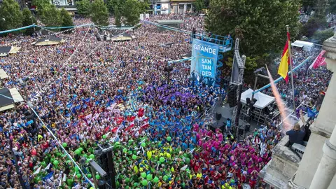 DAVID S. BUSTAMANTE 19/07/2019 SANTANDER/ CANTABRIA Chupinazo de las fiestas de Santiago en Santander