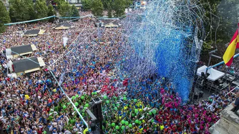 DAVID S. BUSTAMANTE 19/07/2019 SANTANDER/ CANTABRIA Chupinazo de las fiestas de Santiago en Santander