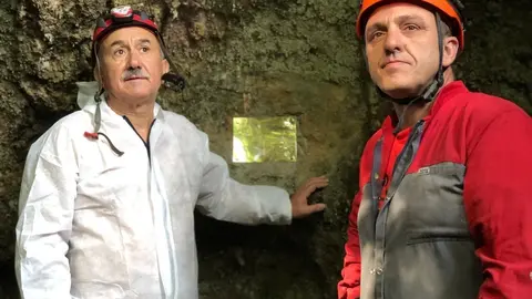 El secretario general de UGT, Pepe &Aacute;lvarez (uzda) y el de UGT Cantabria, Mariano Carmona