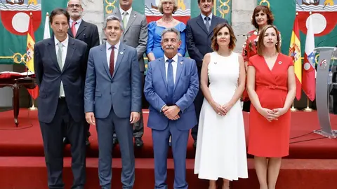 Consejo de Gobierno encabezado por el presidente de Cantabria, Miguel &Aacute;ngel Revilla, en el d&iacute;a de la toma de posesi&oacute;n de todos los consejeros