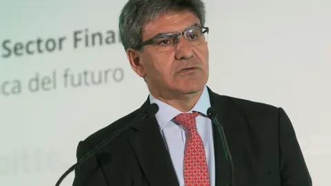 El consejero delegado de Santander, Jos&eacute; Antonio &Aacute;lvarez, durante el XXVI Encuentro del Sector Financiero organziado por Deloitte, Sociedad de Tasaci&oacute;n y ABC.