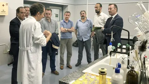 El consejero de Desarrollo Rural, Ganader&iacute;a, Pesca, Alimentaci&oacute;n y Medio Ambiente, Guillermo Blanco, visita las instalaciones del Centro de Investigaci&oacute;n del Medio Ambiente (CIMA)