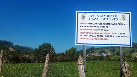 Hazas de Cesto ampl&iacute;a la red de alumbrado p&uacute;blico en el barrio &lsquo;El Carite&rsquo;