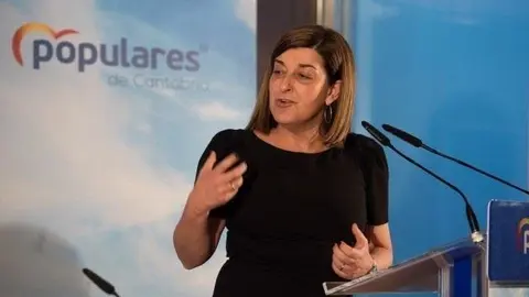 La presidenta del Partido Popular de Cantabria, Mar&iacute;a Jos&eacute; S&aacute;enz de Buruaga