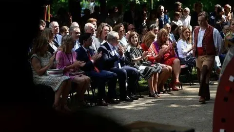 La presidenta del PP de Cantabria, Mar&iacute;a Jos&eacute; S&aacute;enz de Buruaga, en el D&iacute;a de las Instituciones